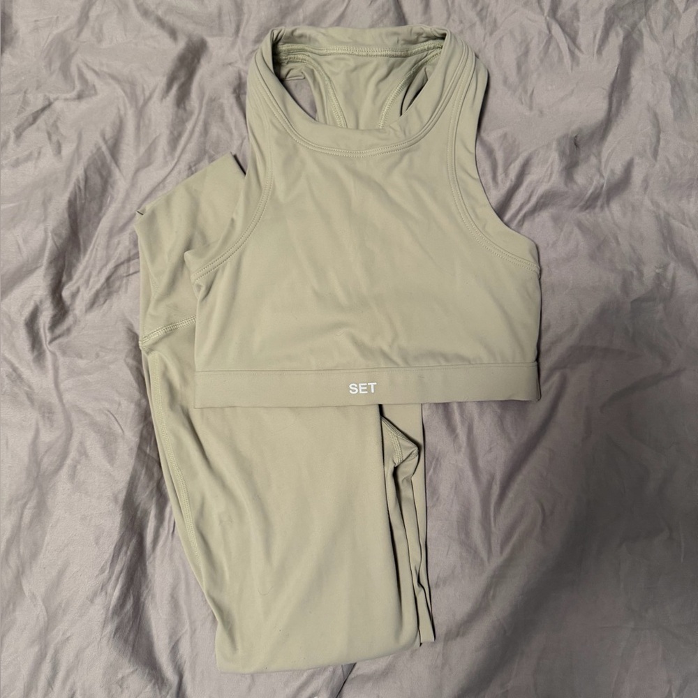 SET Active Light Green Sportbody Set